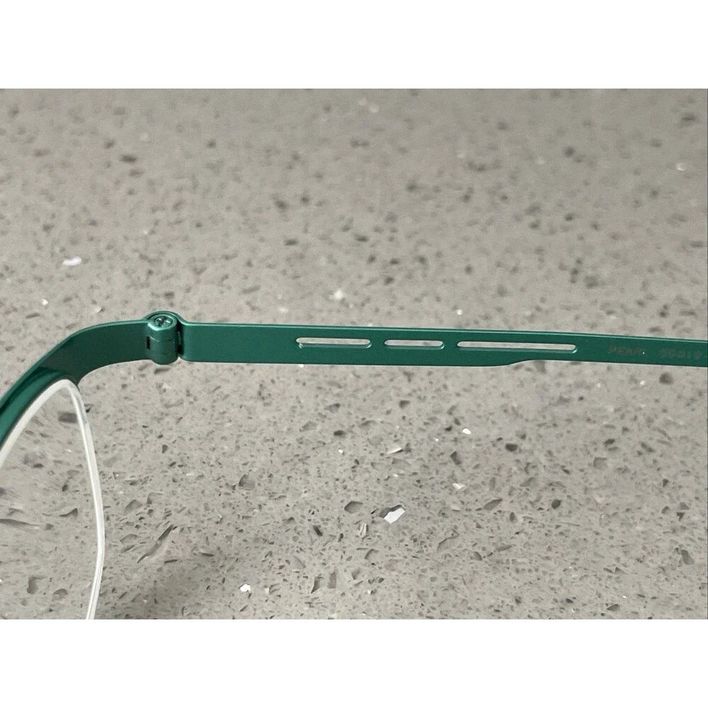 Eyebuydirect Pearl Brown 50-19-140 C1 Eyeglasses FRAMES ONLY half rim teal